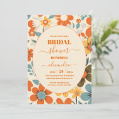 Invitation Mariage Rétro Vintage (Debout devant)
