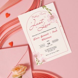 Invitation Mariage Rien de Fantaisie Juste de l'Amour