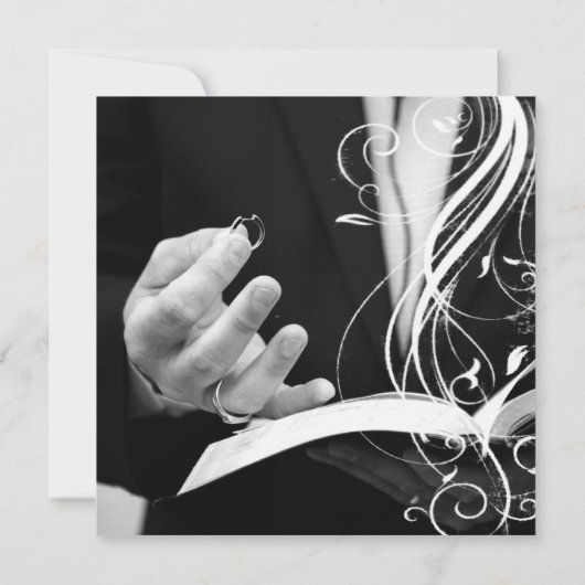 Invitation Mariage Rings Mariage+invitation (Dos)