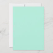 Invitation Mariage Riviera Teinté de Turquoise (Dos)