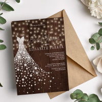 Mariage robe grange bois Fête des mariées rustique