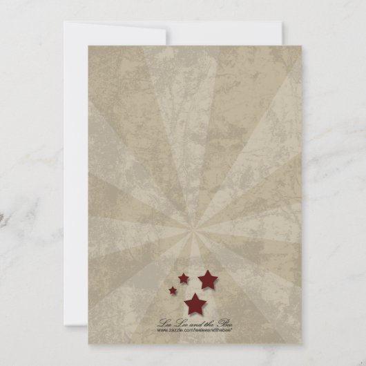 Invitation Mariage Rockabilly, mariage 5x7 (Dos)