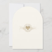 Invitation Mariage Romance Blush Arch ID870 (Dos)