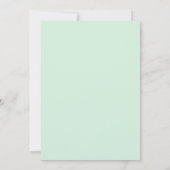 Invitation Mariage Romance Florale Fleurie de Corail (Dos)