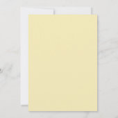 Invitation Mariage Romance Florale Pastel Pêche (Dos)