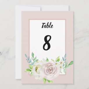 Invitation Mariage romantique aux accents de mauve avec rose