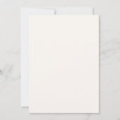 Invitation Mariage romantique dans le feuillage de la forêt (Dos)