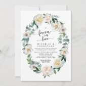 Invitation Mariage Romantique de Printemps Parfait et Fugue (Devant)