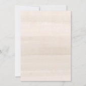 Invitation Mariage Romantique de Printemps Parfait et Fugue (Dos)