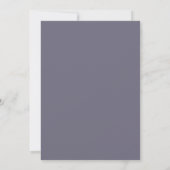 Invitation Mariage Romantique Douce Lilac (Dos)