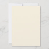 Invitation Mariage Romantique Fleurs de Corail (Dos)