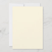 Invitation Mariage Romantique Oiseaux Mignons Classiques Mini (Dos)