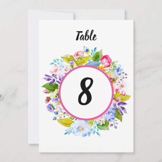 Invitation Mariage romantique rose (Devant)