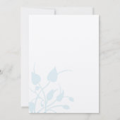 Invitation Mariage Romantique Rustique Baiser de Colibri Oise (Dos)