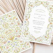 Invitation Mariage romantique Soft Floral Garden