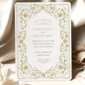 Invitation Mariage romantique Soft Floral Garden