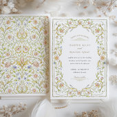 Invitation Mariage romantique Soft Floral Garden