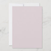 Invitation Mariage Romantique Sublime Mauve (Dos)