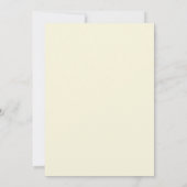 Invitation Mariage Romantique Subtil Abricot (Dos)