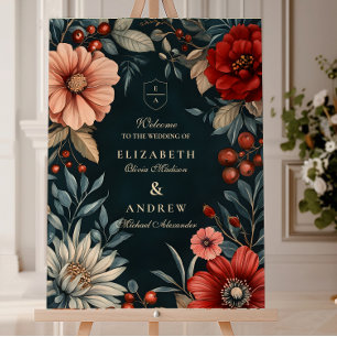 Invitation Mariage Romantique Victorien Sombre