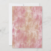 Invitation Mariage rose (Dos)