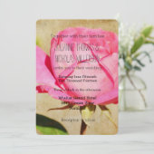 Invitation Mariage rose (Debout devant)
