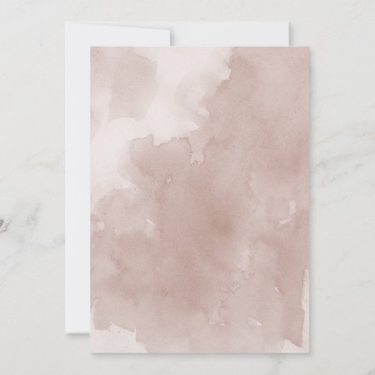 Invitation mariage rose (Dos)