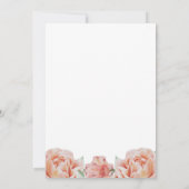 Invitation Mariage rose (Dos)