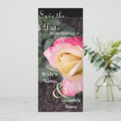 Invitation Mariage rose (Debout devant)