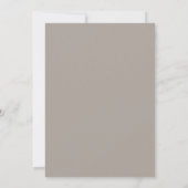 Invitation Mariage Rose Acier Taupe (Dos)