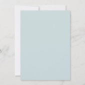 Invitation Mariage Rose Aqua Cuivre (Dos)