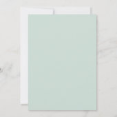 Invitation Mariage Rose Ardoise Menthe (Dos)