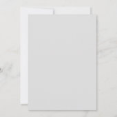 Invitation Mariage Rose Argent Cramoisi (Dos)