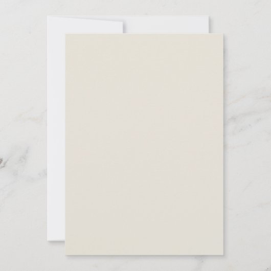 Invitation Mariage Rose blanc et beige (Dos)