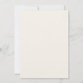 Invitation Mariage Rose Blanche Pervenche (Dos)