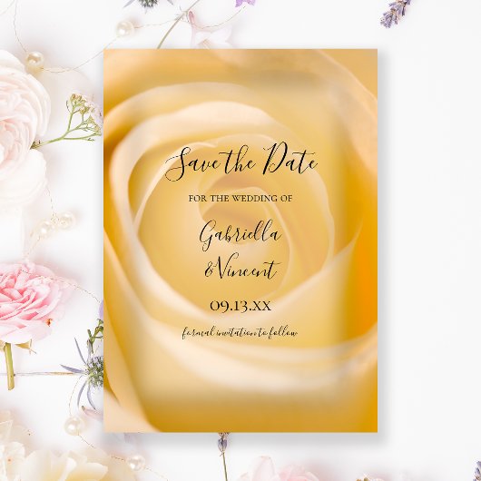 Invitation Mariage rose blanche Sauvegarder la date Faire-par