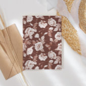 Invitation Mariage Rose botanique moderne