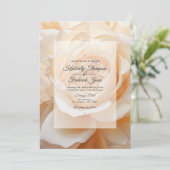 Invitation Mariage Rose Champagne (Debout devant)