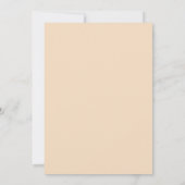 Invitation Mariage Rose Champagne Abricot (Dos)