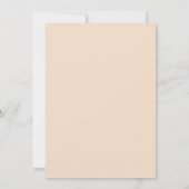 Invitation Mariage Rose Champagne Navy (Dos)