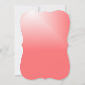 Invitation Mariage rose classique (Dos)