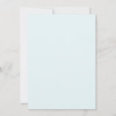 Invitation Mariage Rose Cobalt Cramoisi (Dos)