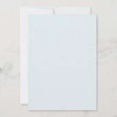 Invitation Mariage Rose Crème Aqua (Dos)