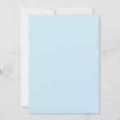 Invitation Mariage Rose Douce Aqua Menthe (Dos)