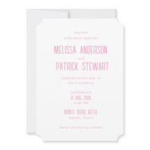 Mariage Rose Élégant Moderne Simple