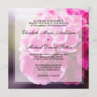 Mariage rose foncé d'hortensia