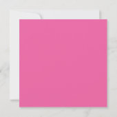 Invitation Mariage rose Fuchsia Enregistrer La Date Modèle (Dos)