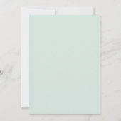 Invitation Mariage Rose Hydrangea Mousse de Mer (Dos)