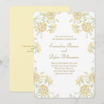 Mariage Rose Jaune