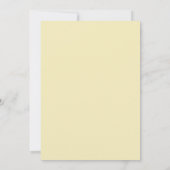 Invitation Mariage Rose Jaune Or (Dos)